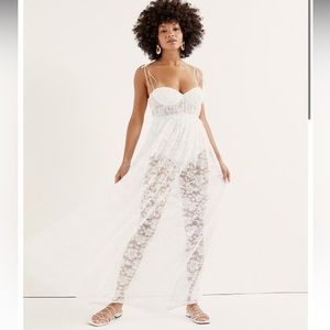 For Love and Lemons sheer maxi dress BRAND NEW